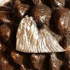 925 Silver 8.6 gm Lasha Apso Dog Breed Pendant